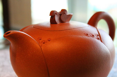 魯新華‧鴛鴦戲水壺b (典藏‧真壺)