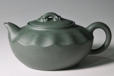 韓洪波手製‧四季如意系列之四~如意豐菱壺L