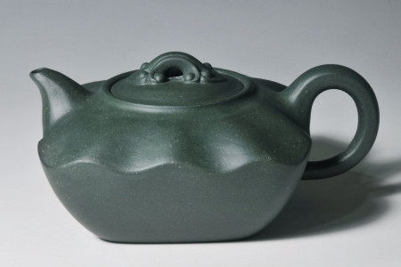 韓洪波手製‧四季如意系列之三~如意角菱壺L