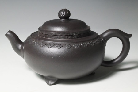 周偉君手製‧雲肩如意壺w